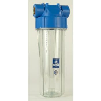 Preview: 10 Zoll Filtergehäuse mit Entlüfter und Messinggewinde in 3 Größen