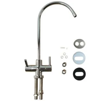 Design Doppelwasserhahn FXFCH16-C verchromt Keramikventil