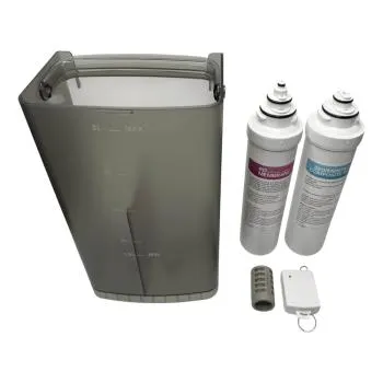 Osmoseanlage EMX Schwarz – Mobile Auftisch‑Umkehrosmose mit 4‑Stufen‑Filter